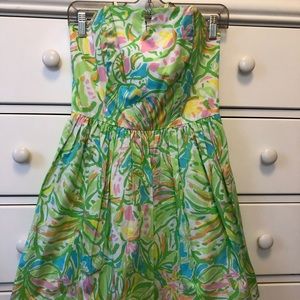 Elephant Ears Strapless Dress 👗 Lilly Pulitzer